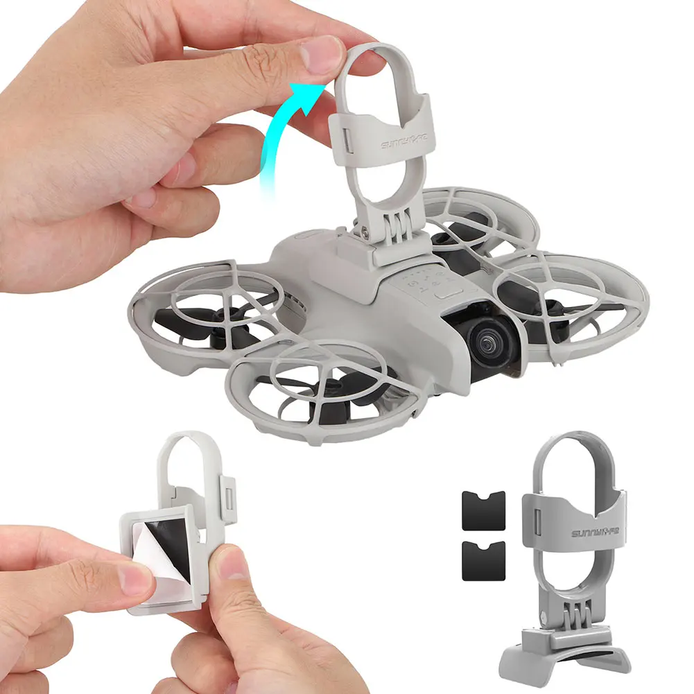 ل DJI Neo مقاوم للصدمات قابل للتعديل محول تركيب قوس جبل قوس ل Insta360 GO 3/GO 3S