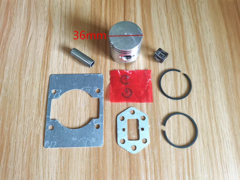 G35L Piston kit 36mm gasket bearing Zenoah BC3400 BK3410 HUS. 436R 236R strimmer brush cutter cylinder kolben ring set pin clip