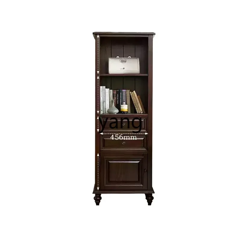 

LH all solid wood single door wine cabinet rural light luxury living room locker sub-locker