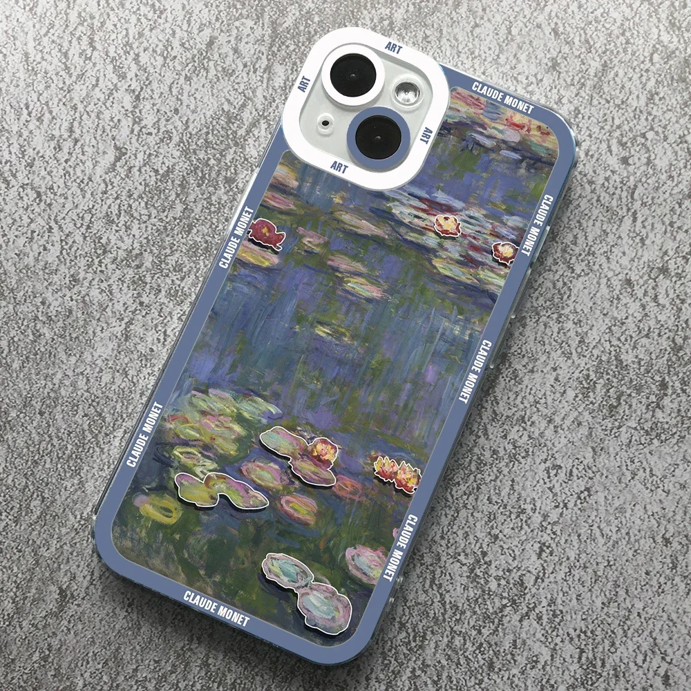 Claude Monet Art Phone Case For Samsung Galaxy S10 S20 S21 S22 S23 S24 FE Plus Ultra Note 20 Soft Cover