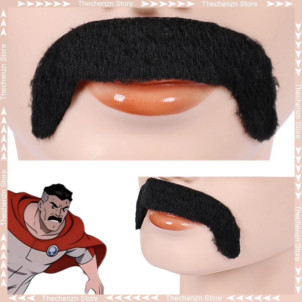 

Fancy Dress 2026 Cartoon Invincible Thragg Beard Cosplay For Men Mustache Man Costume Accessories Halloween Roleplay Party Prop