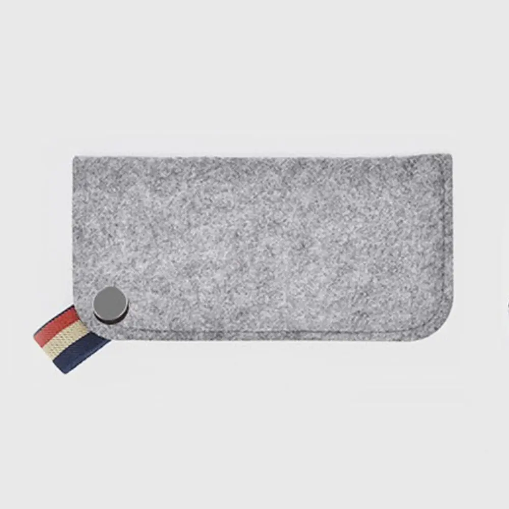 

Unisex Phone Bag Portable Container Felt Cloth Sunglasses Glasses Box Glasses Storage Glasses Bags Sunglasses Bag