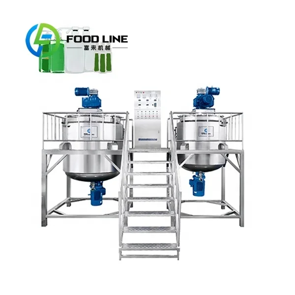 High Efficiency Electric Heating Liquid Homogenizer for Shampoo Detergent and Cosmetic Emulsion Homogenizing Customize