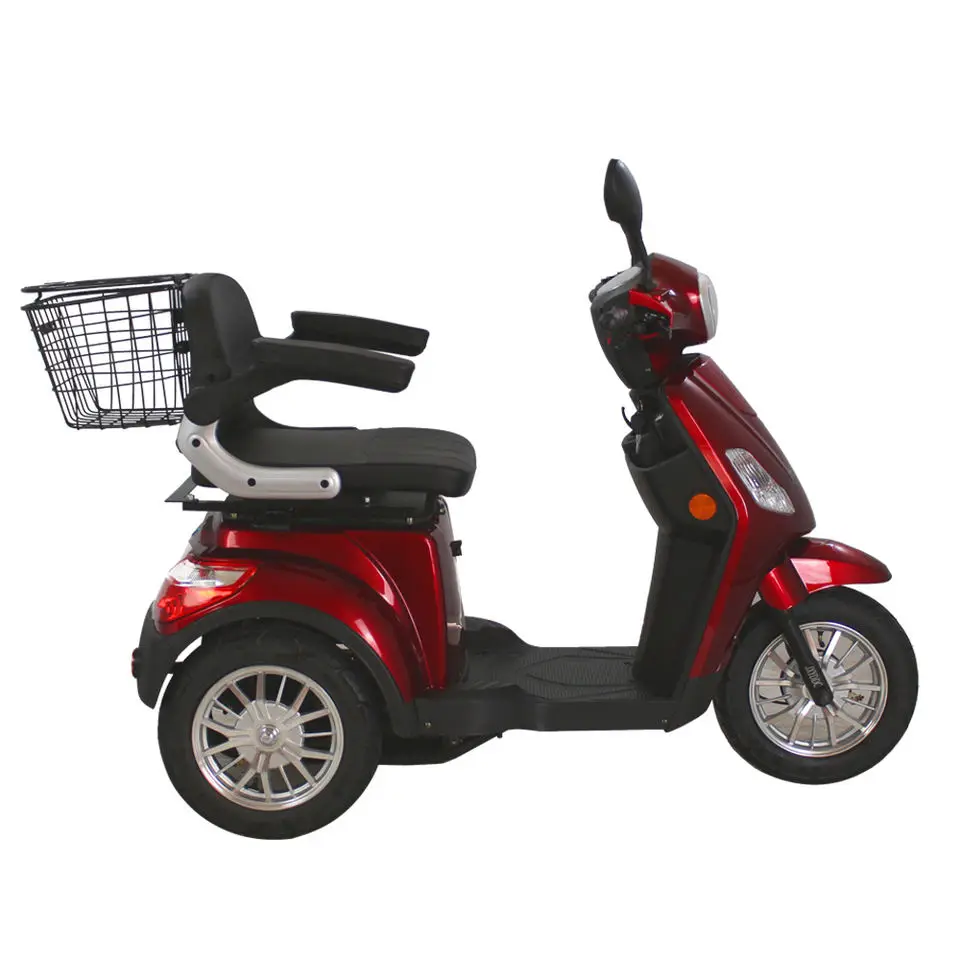 2023New 3 Wheels Adults E-Scooter Handicapped Scooter Wheelchair Tricycle