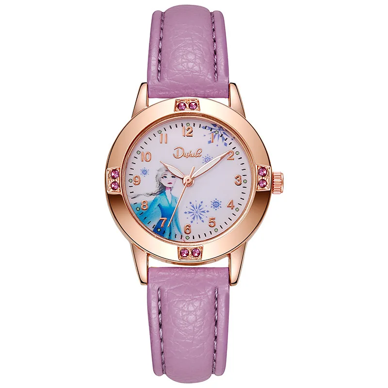 Orologio da calendario Orologio da donna principessa bambino Orologio da donna con bordo a cintura Ragazza Studente delle scuole medie Qiyuan Orologio al quarzo moda e Sno