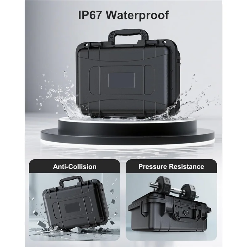 Soft Lining Hard Carrying Case For Nintendo For Switch 2–Travel-Friendly Controller Storage Accessories Case Black