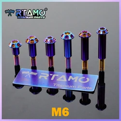 RTAMO M6 Titanium Lever Bolt M6X24/30/31/37/40/45mm Brake Clutch Bolt for Yamaha Honda Forza350 Brembo RCS CC