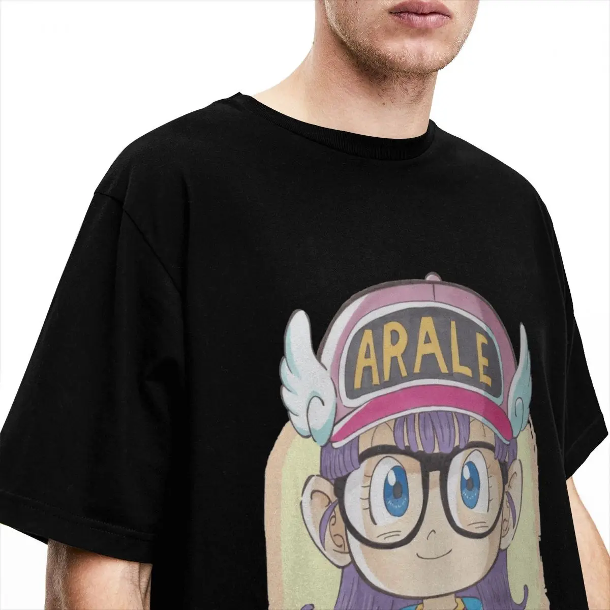 Arale Norimaki T Shirt Summer Dr Slump A Retro Y2K Funny T-Shirts Cotton Fashion Tee Shirt For Man Short Sleeve Casual Tops