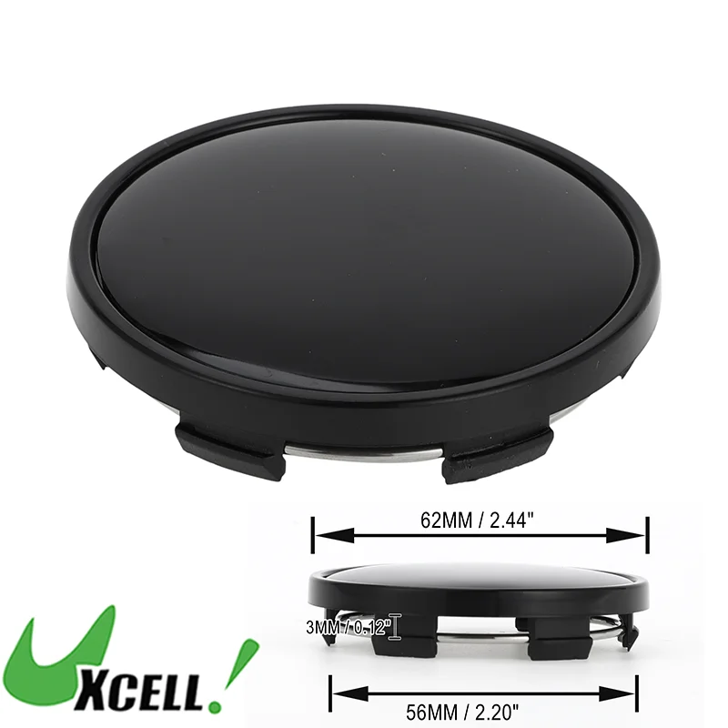 UXCELL Car Wheel Hub Center Caps 62 mm 2.44