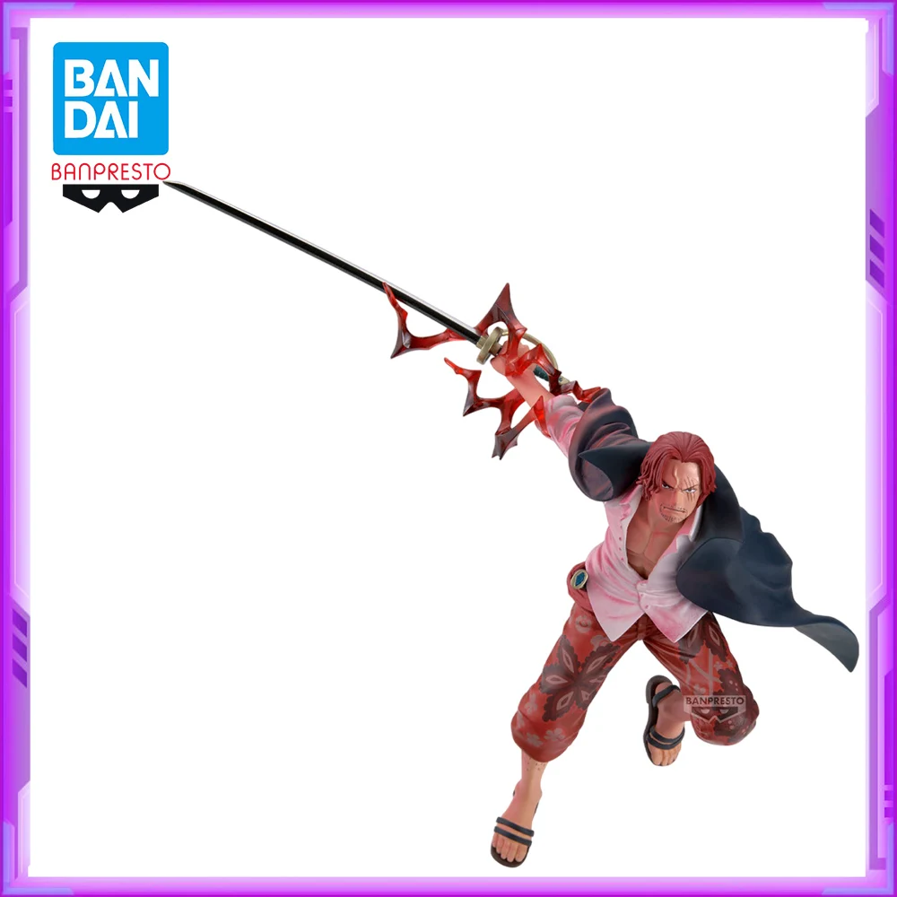

Original BANDAI BANPRESTO BRC ONE PIECE Shanks Four Emperors Anime Action Figures PVC Model Toys