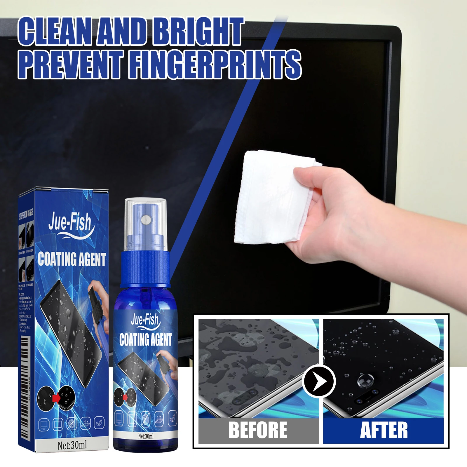 Ekran Kaplama Maddesi Nano Cam - Oleophobic Coating Spray incelemesi ve fiyatı