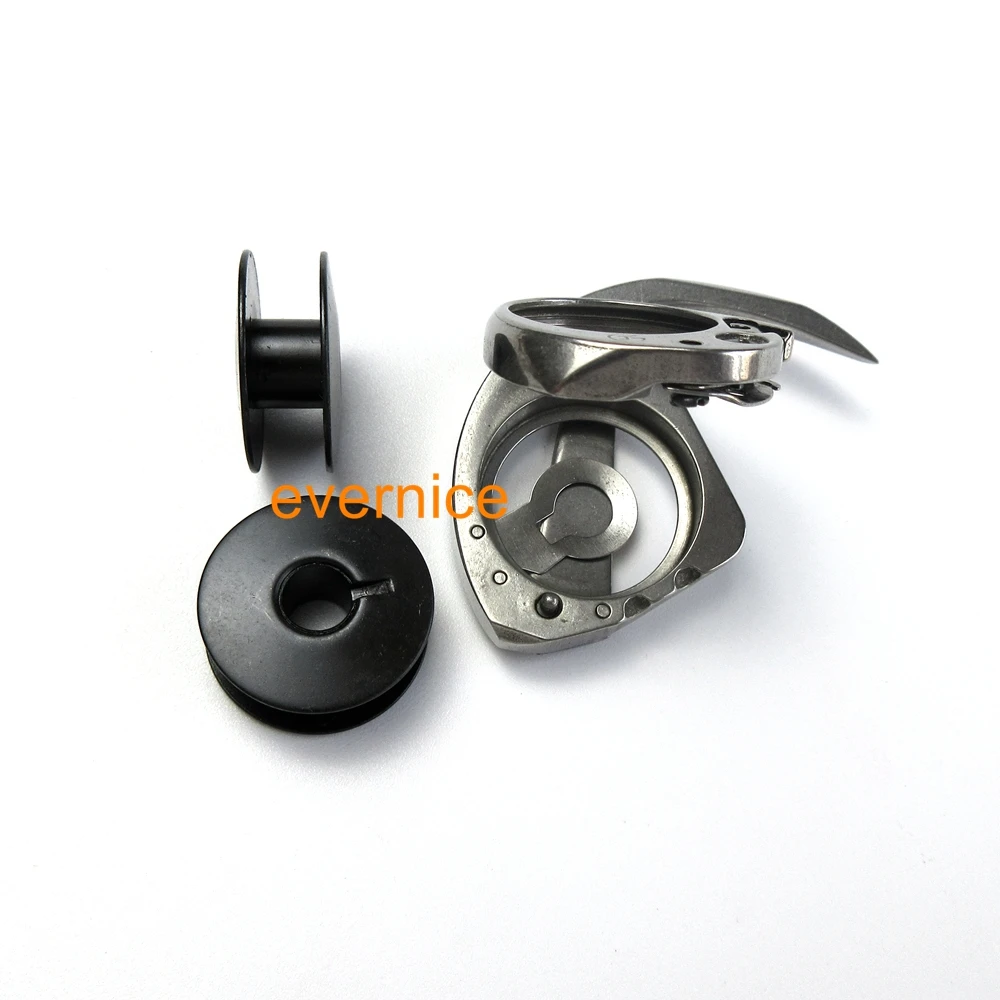 Shuttle Hook 6028 +10 Bobbins For Adler 48 Seiko Te-2 5 5B 6 6B Tf-5 5B 6 6B