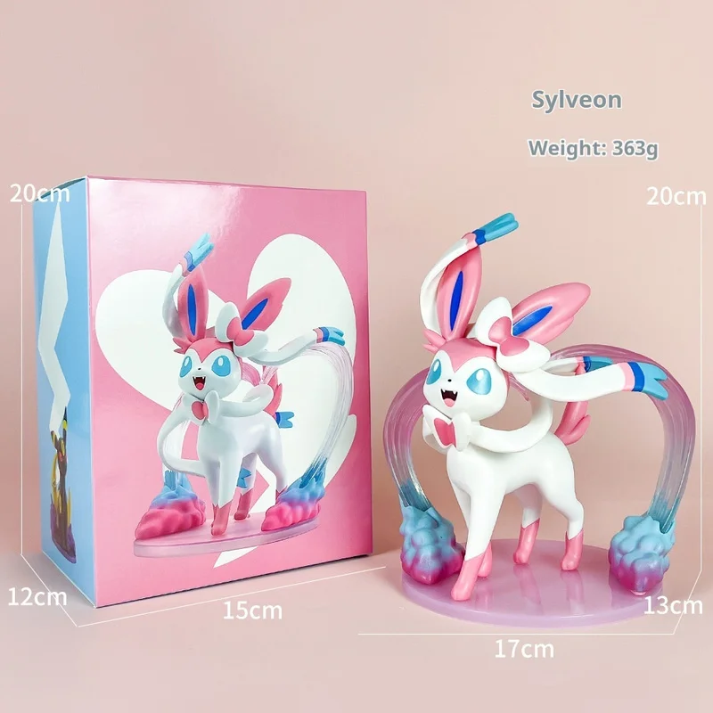 

Аниме Покемон милый Sylveon Umbreon Leafeon статуя фигурки модельная коллекция Kawaii настольные украшения игрушки подарок на день рождения для девочек