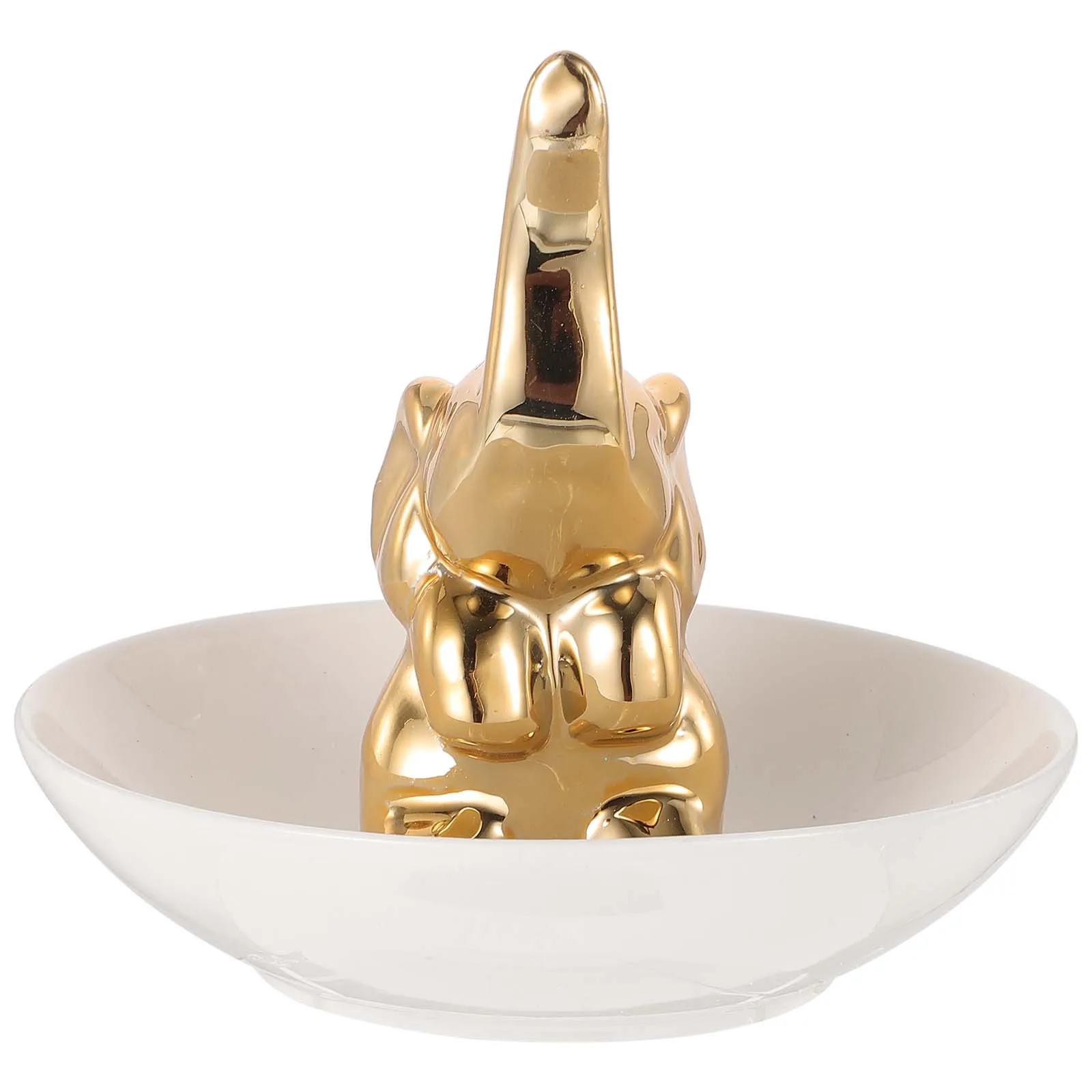 

Jewelry Decorative Dish Vanity Organizer Tray Porcelain Earring Rack Ceramic Bowl Necklace Holder