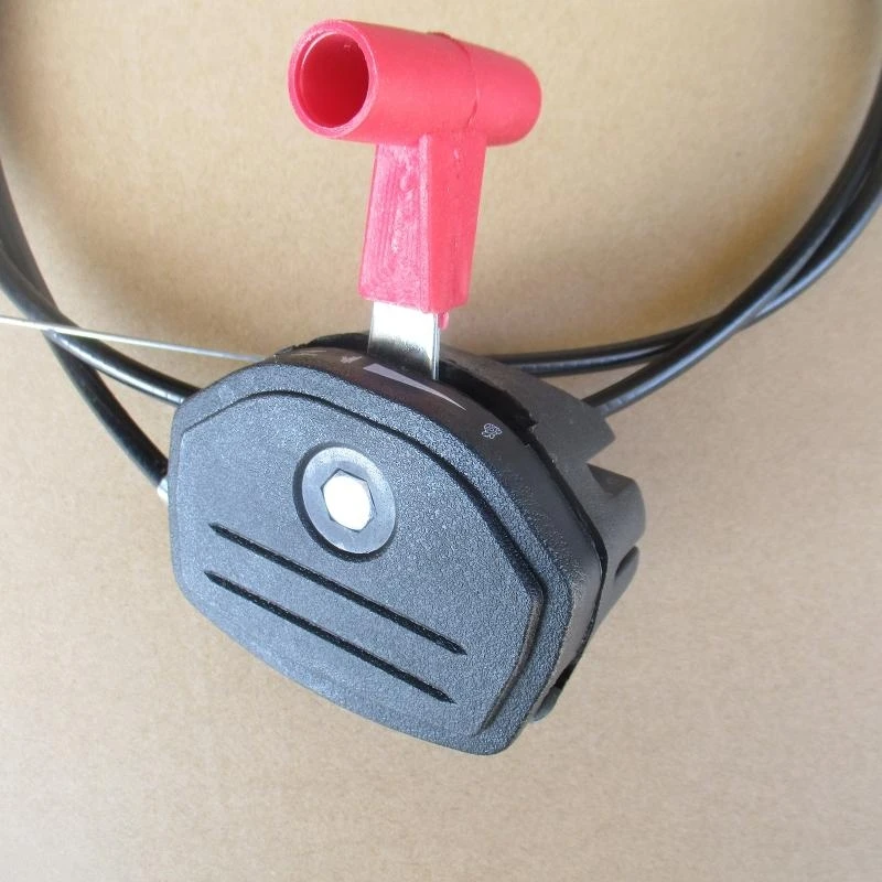 

5asd Lawn Mower Throttle Cable with Control Switch Lever Handle Easy to Install