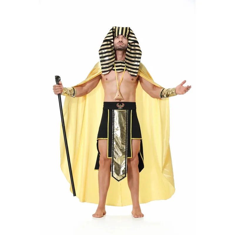 HN8 القرون الوسطى المصرية أسطورة فرعون زي هالوين كرنفال حفلة روما القديمة مصر أنوبيس الجندي تأثيري فستان بتصميم حالم 8...Gf