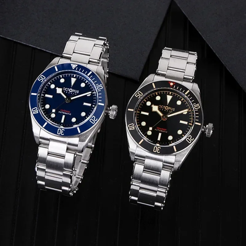 Octopus Kraken BB58 Watch For Men 39mm Vintage SW200 Movement Automatic Mechanical Sapphire Crystal 200M Waterproof Diver Watch