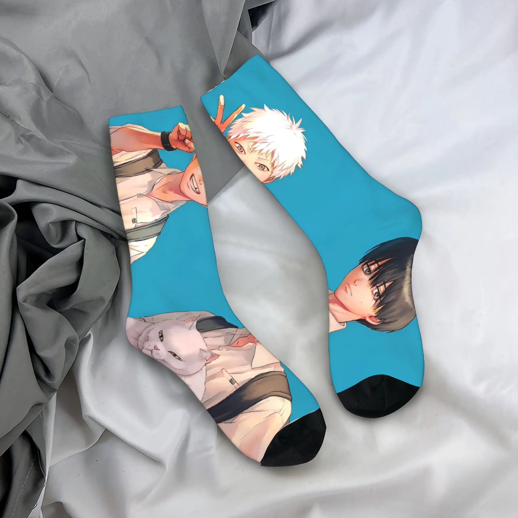 

Men Socks The Summer Hikaru Died Stockings Anti Bacterial Comfortable Socks Autumn Fashion Graphic Cycling Socks