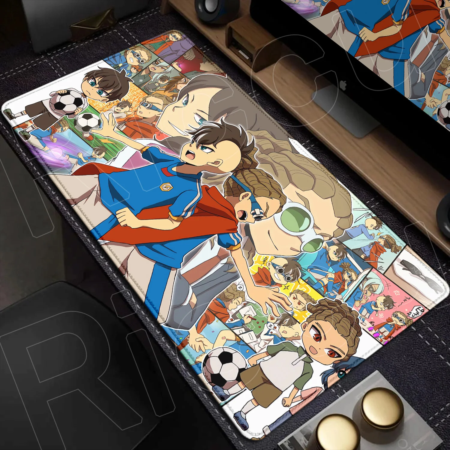 

400x900cm Large Keyboard Gamer Deskmat Company Office Mousepad For Boy Gift Anime Design Mouse Pad ‌Inazuma Eleven Gaming Carpet
