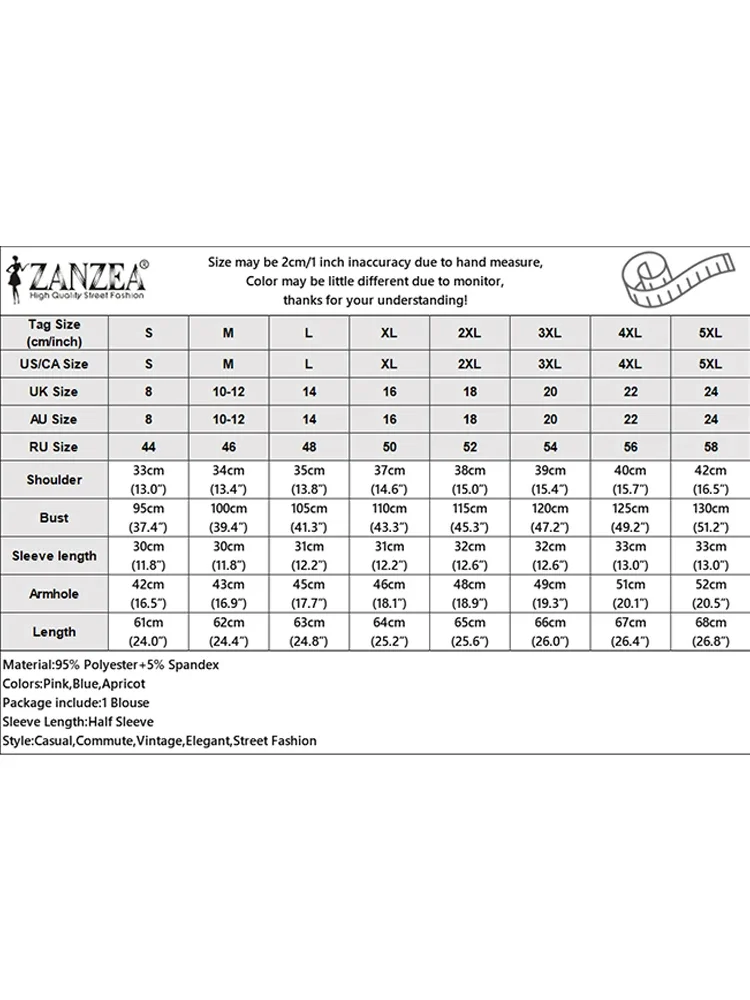 ZANZEA, Blusas a rayas para Mujer, moda elegante de encaje con retazos, cuello cuadrado, manga abombada, Blusas para Mujer, ropa de día, Tops tipo bata de verano