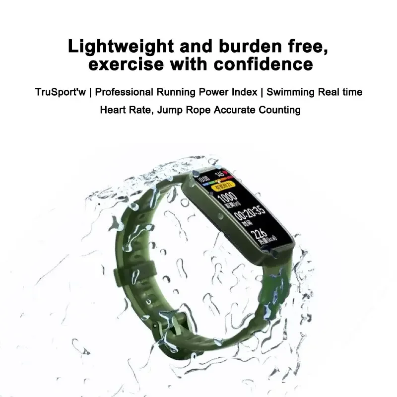 ORIGINELE HUAWEI Band 8 Slimme polsband De hele dag Bloedzuurstof AMOLED-scherm Hartslag Slimme band 2 weken batterij voor Apple Mi