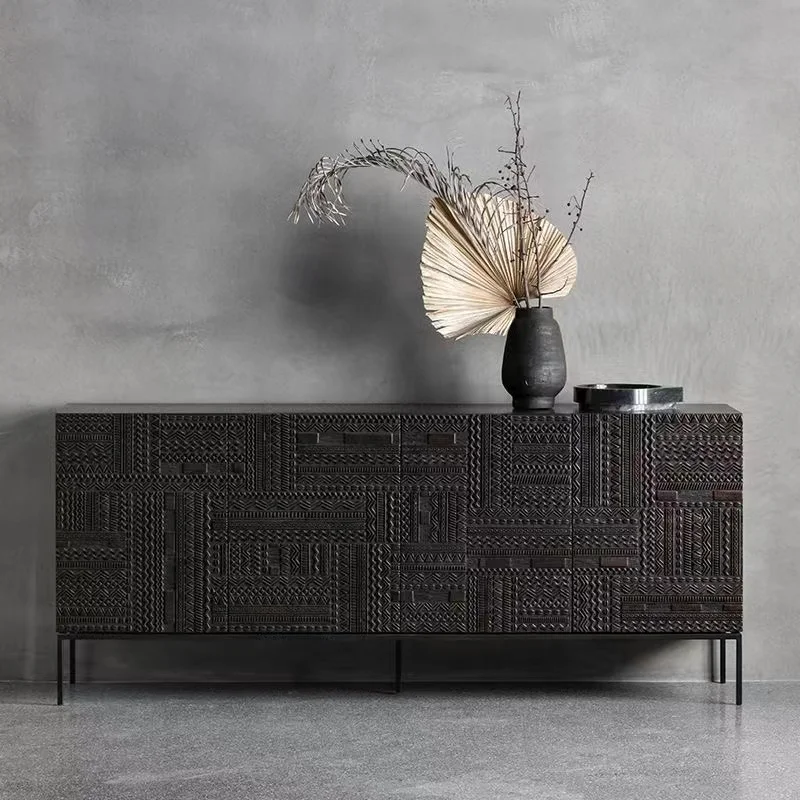 

Display Stand Living Room Cabinets Luxury Bookcase Dresser Classic Wooden Cabinets Storage Hotel Szafki Do Salonu Furniture Home