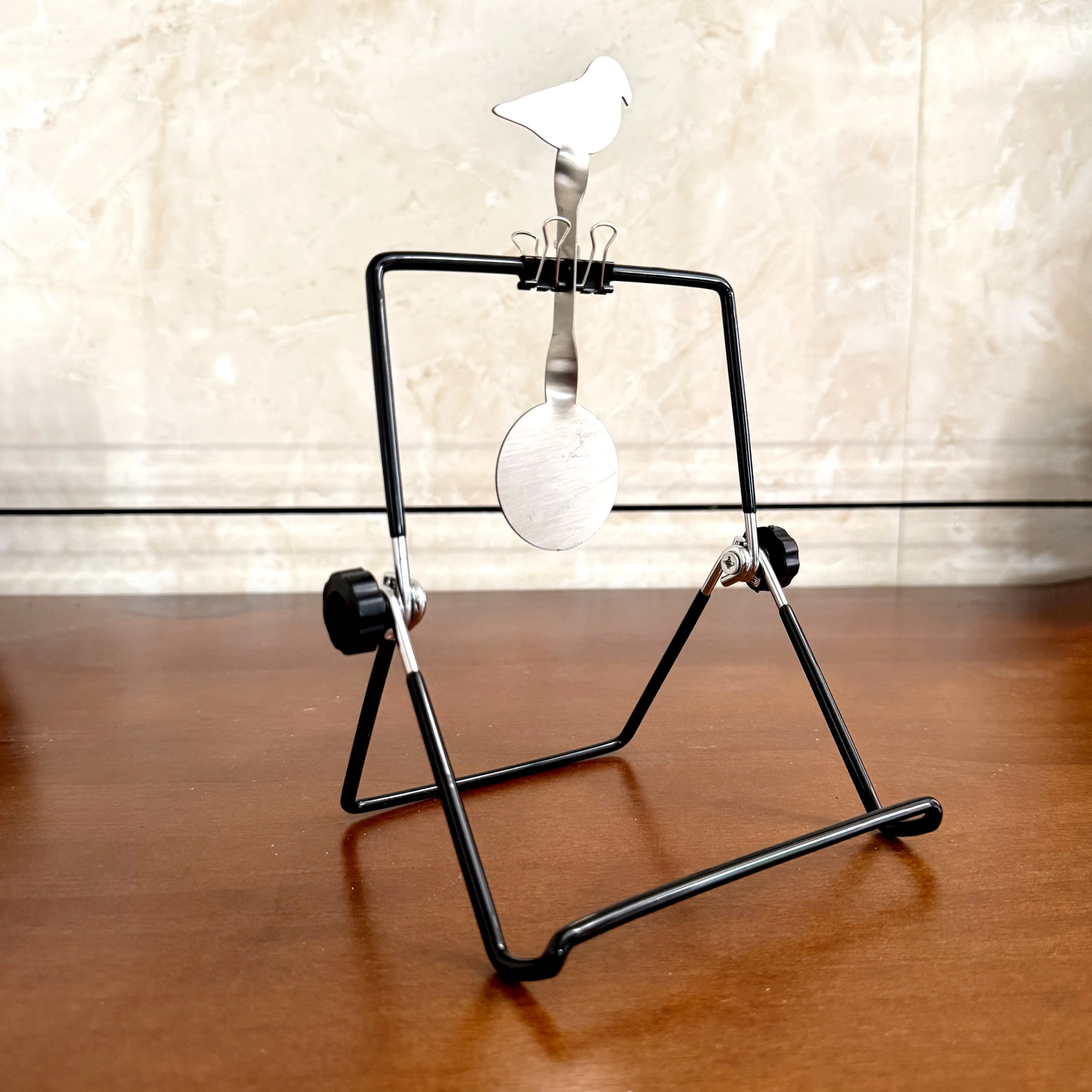 360 °   회전식 타겟 두꺼운 금속 자동 리셋 훈련용 타겟 실내 및 실외 에어소프트/소프트 총알 사격 액세서리