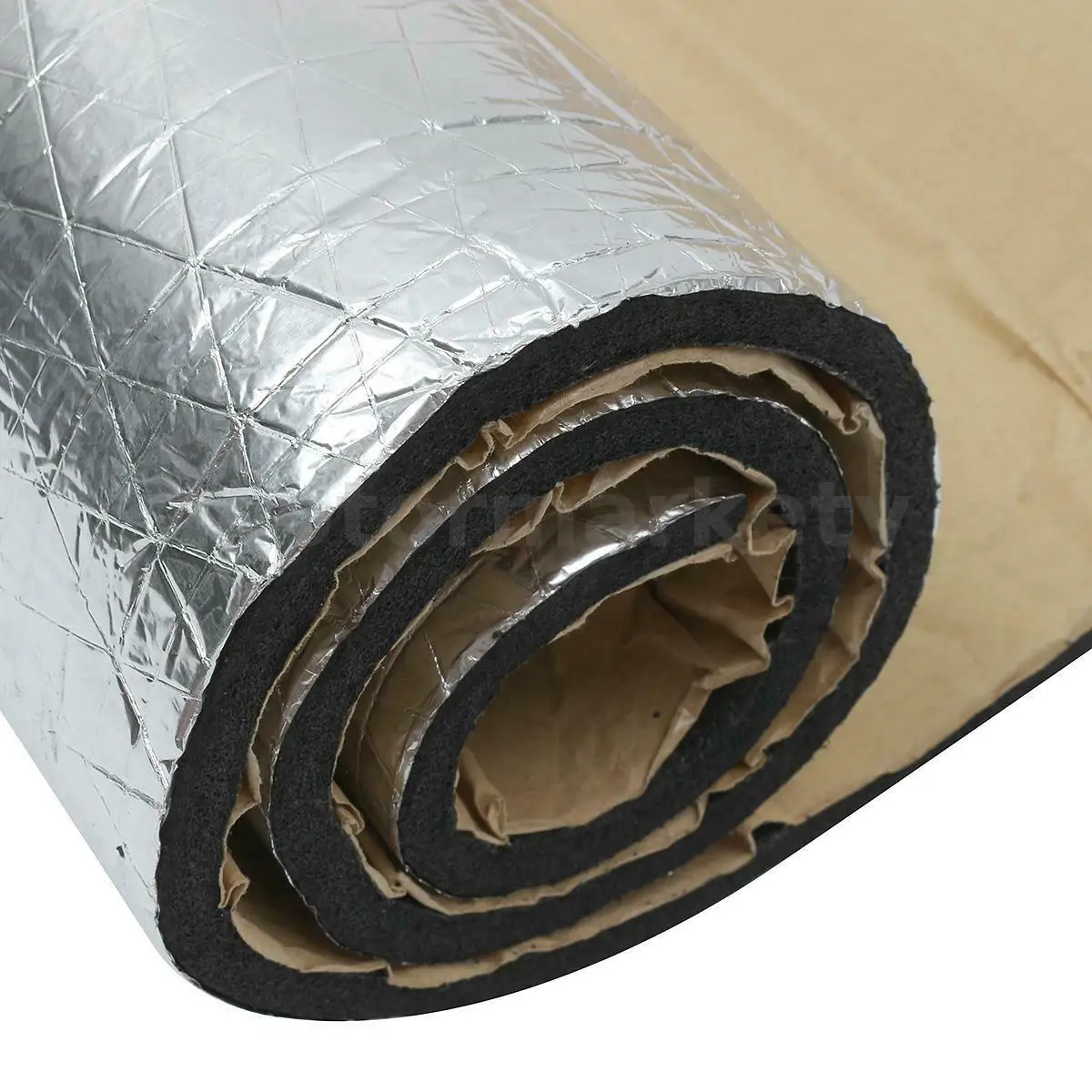 1 قطعة 200x50 سنتيمتر السيارات الصوت المميت حصيرة عزل الحرارة سيارة فان الصوت التدقيق التخفيت غطاء السيارة العزل جدار الباب الصامت