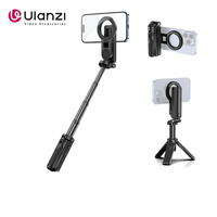 Ulanzi JJ03 Magnetic mobile phone tripod, wireless grip + selfie stick function, suitable for iPhone 13/14/15/16 Pro/Pro Max