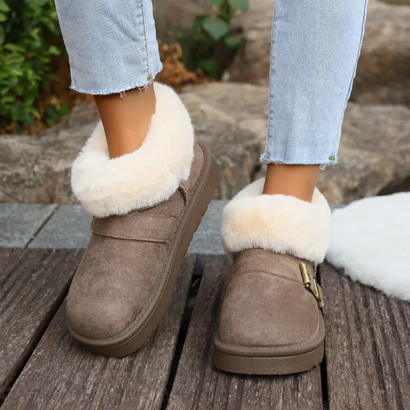 casual-fivela-de-metal-decoracao-fundo-grosso-botas-de-neve-moda-pele-do-falso-botas-de-salto-baixo-feminino-inverno-quente-curto-sapatos-de-pelucia