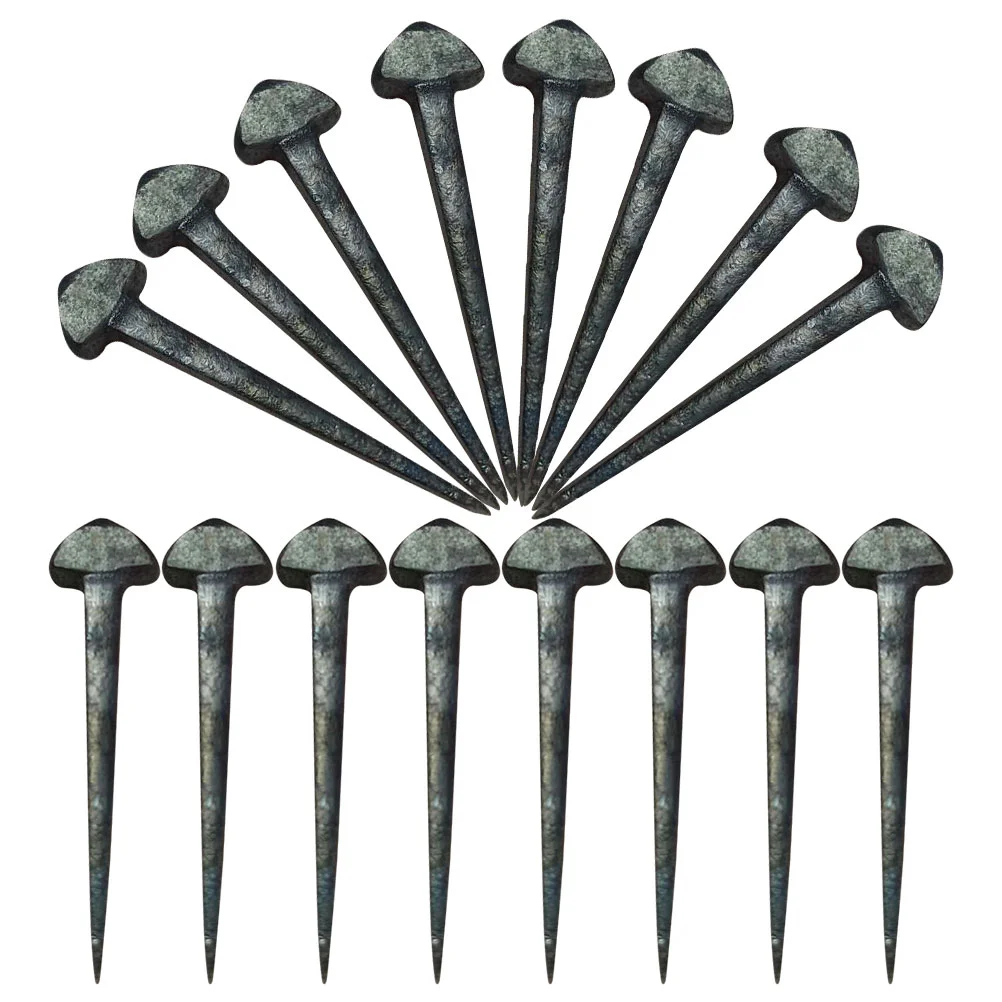 50 Pcs Horseshoe Nails Small Rear Brake Pads Portable Iron Hoof
