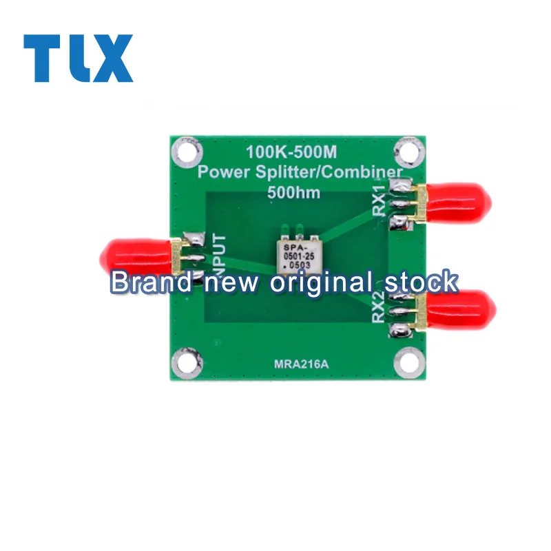 100K-500M passive power splitter one split two impedance 50 ohms