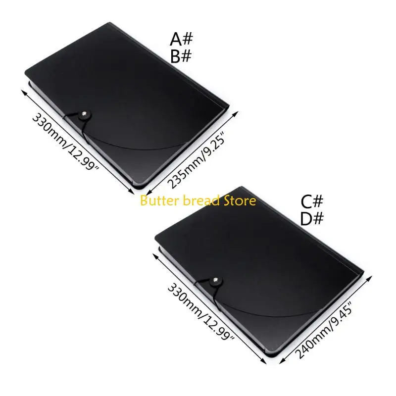 مجلدات ملفات الجيب W89C، منظم ملفات أكورديان مع جيوب، حجم حرف مجلد ملفات قابل للتوسيع لمنظم المستندات