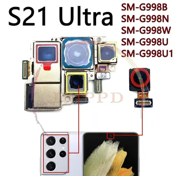 Kompletní sada přední a zadní kamery pro Samsung Galaxy S21 Ultra 5G G998B G998U přední selfie zadní kamera náhradní díly 10 nejlepší prodej Zadní kamera S21 Ultra - №6