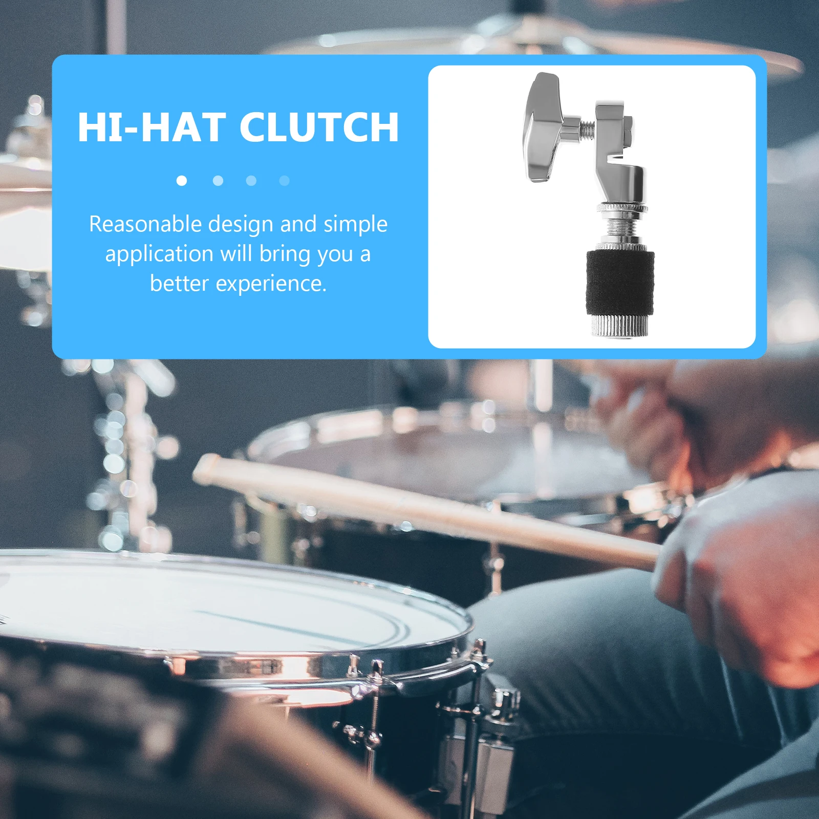 

Cymbal Holder Professional Musical Instrument Accessories High Hat Clutch Major Jazz Drum Parts Hi-hat Iron Practical