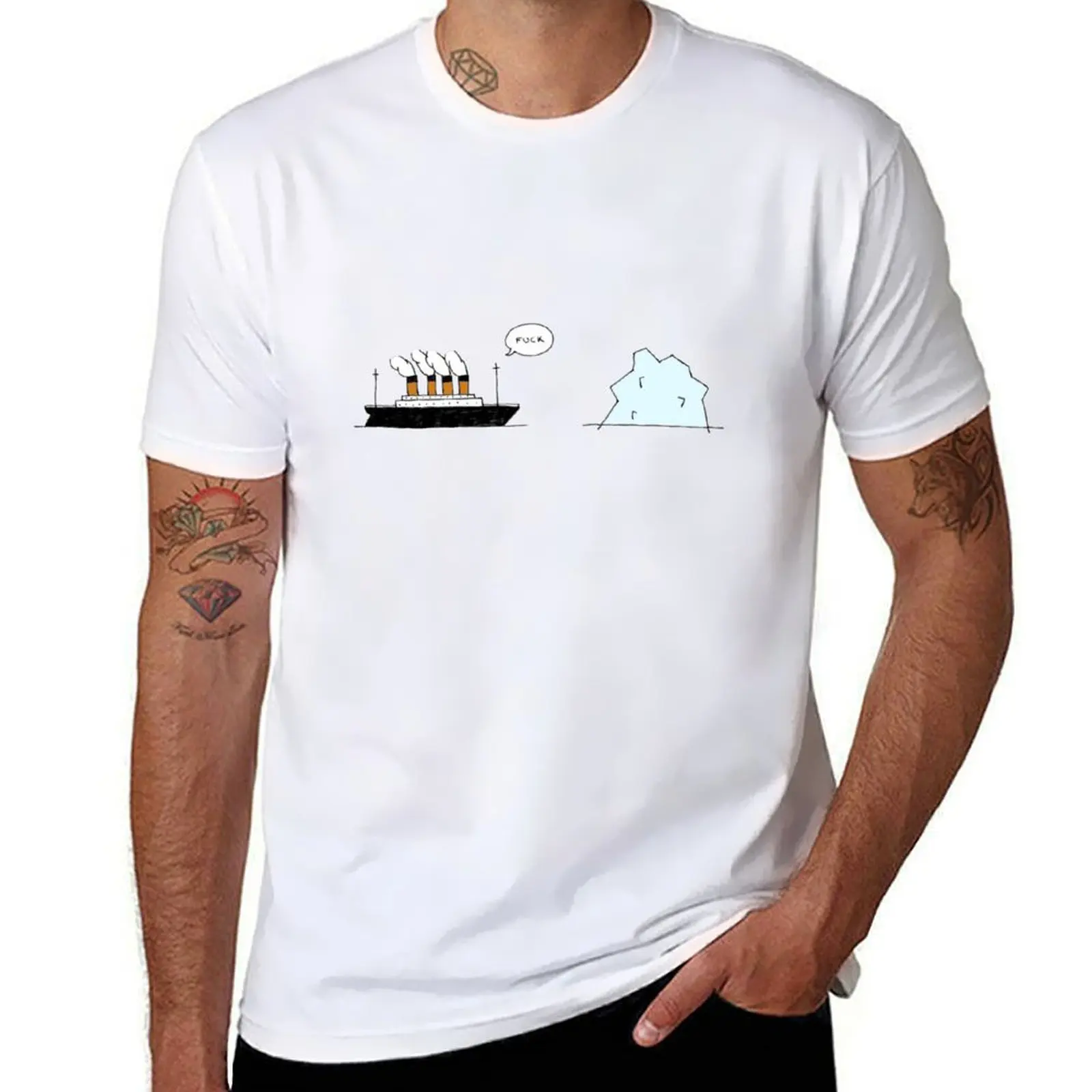 

Iceberg T-Shirt man graphic t shirt anime tshirt t shirts cotton 100% T-Shirt