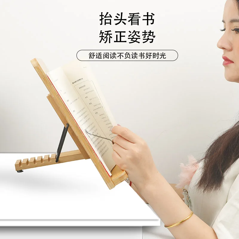 Non Slip Adjustable Reading Stand IPad Stand Large Foldable Simple Bed Stand Bed Reading Stand