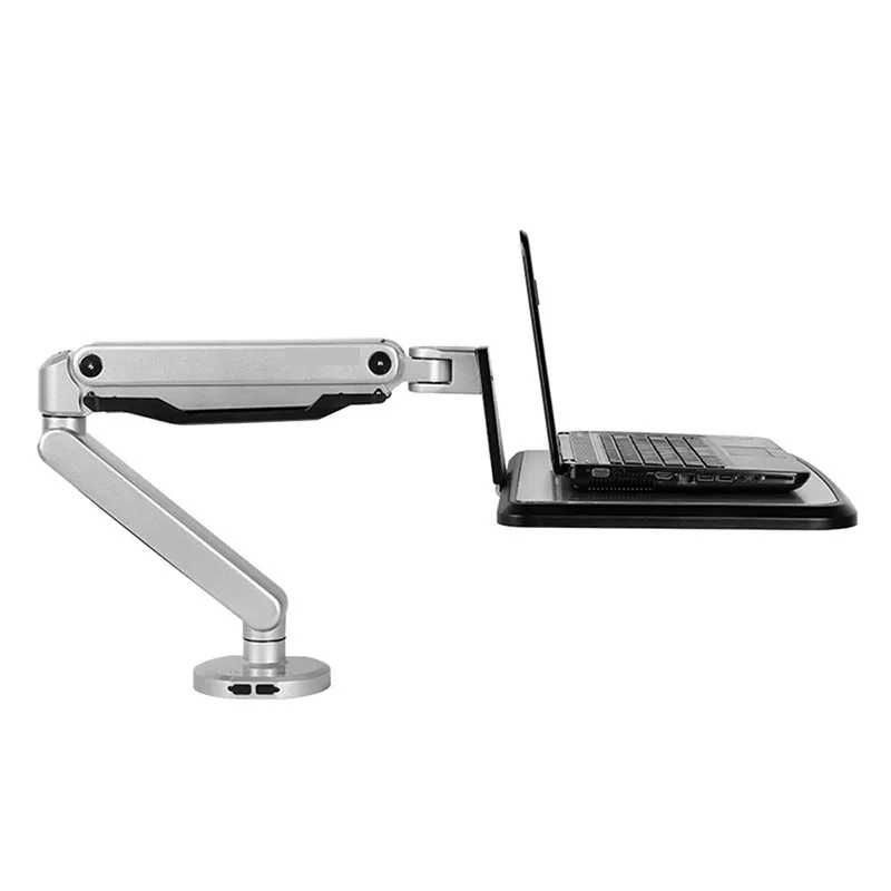 High-End Laptop Holder Notebook Bracket Adjustable Gas Spring Mount Fit for 10