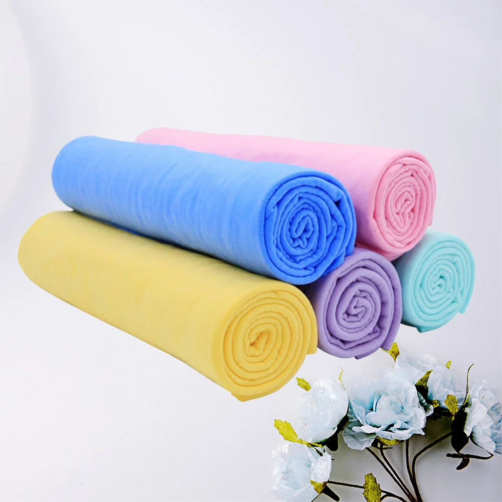 

5PCS Magical Care Synthetic PVC Deerskin Cloth Towel Car Wash Function Cleaning Absorbent Hand Machine Conjuring Cable Illusion