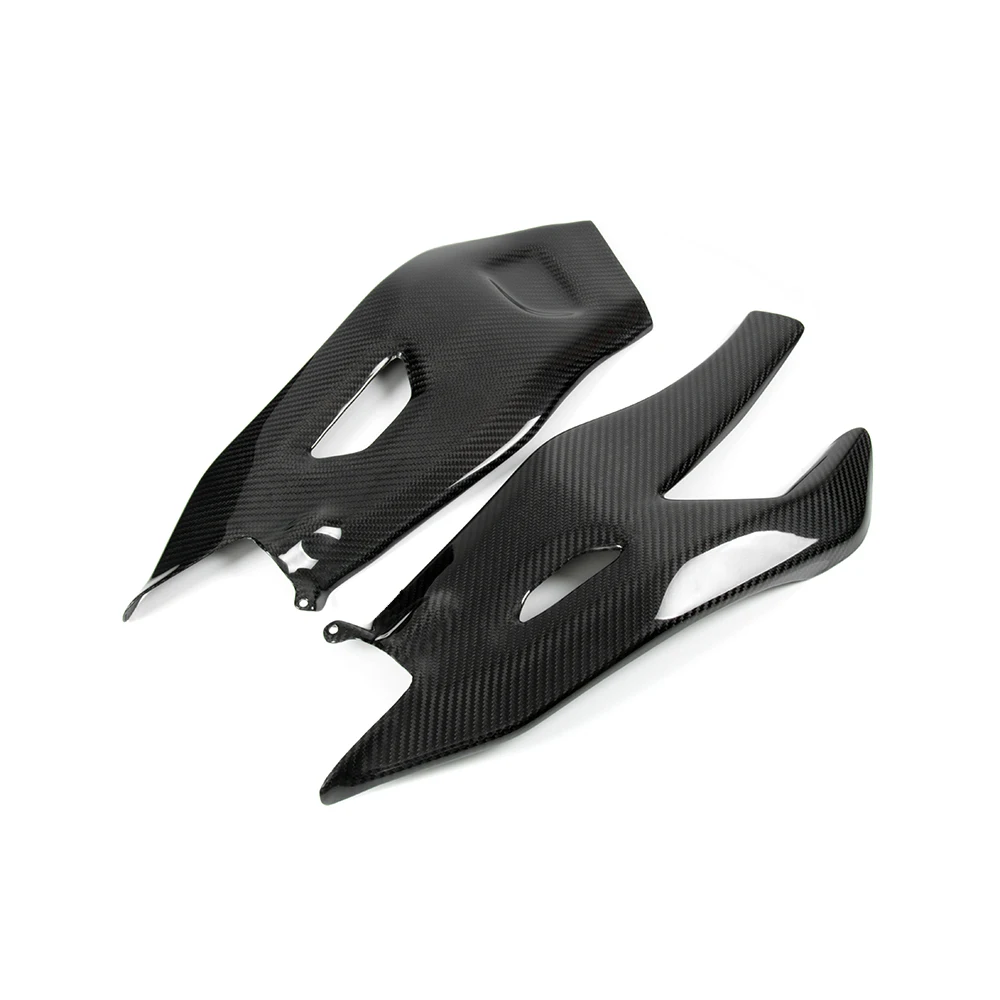 

STLFMotorcycle Part 100% Full Carbon Fiber Swing Arm Covers for R1 2015-2018 Glassy Black