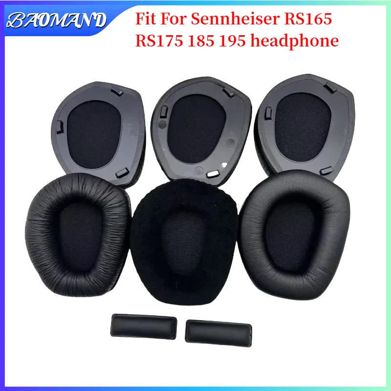 

BAOMAND Replacement Earpads Foam Ear Pads For Sennheiser RS165 RS175 185 195 Headphones Earmuff/Earphone Sleeve Headset