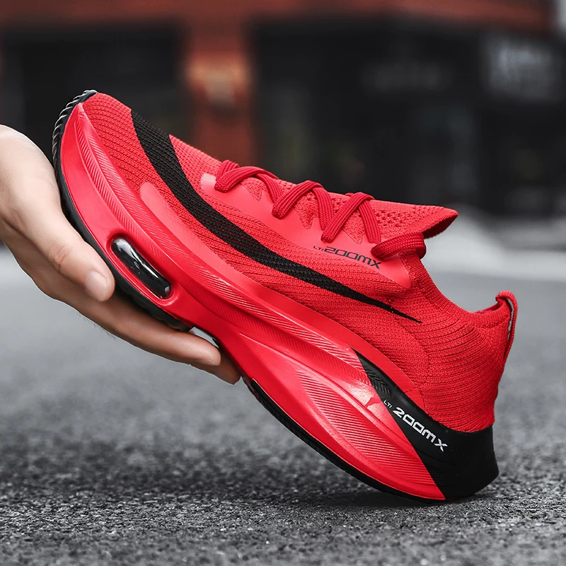 Air cushion Men Running Shoes Breathable marathon Sports Shoes Lightweight Sneakers Women\'s Comfortable Athletic Training shoes