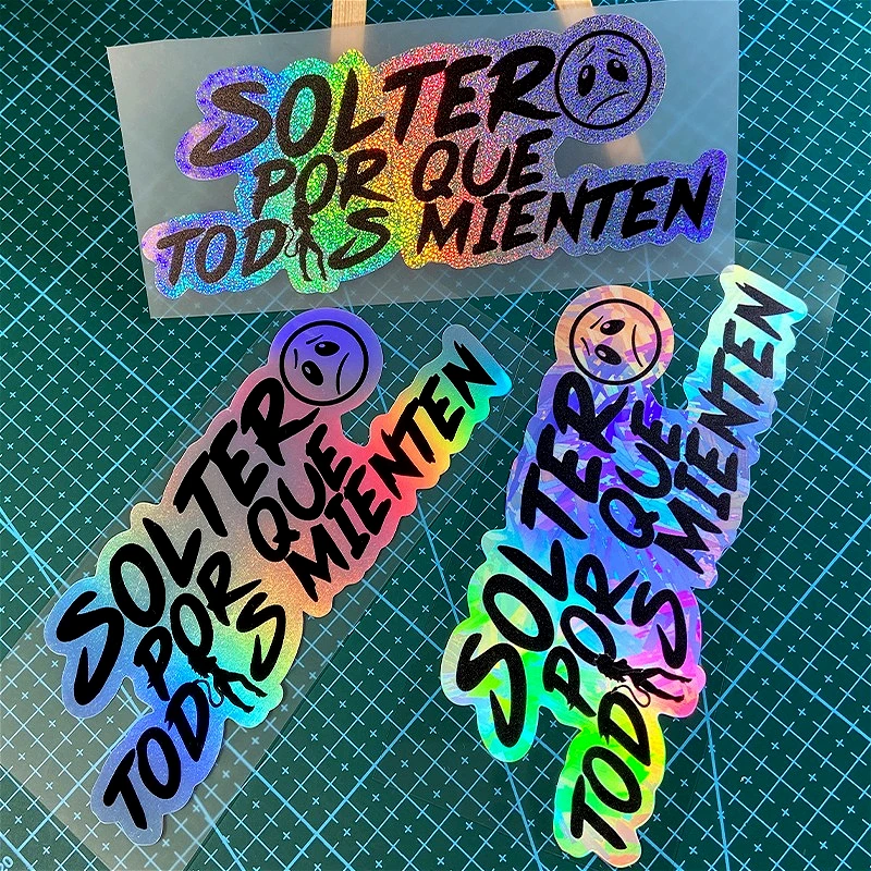 

1 шт. SOLTER POR QUE TODAS MIENTEN мотоциклетная наклейка водостойкая для мотоциклетного шлема коробка топливный бак скутер окно автомобиля виниловая наклейка