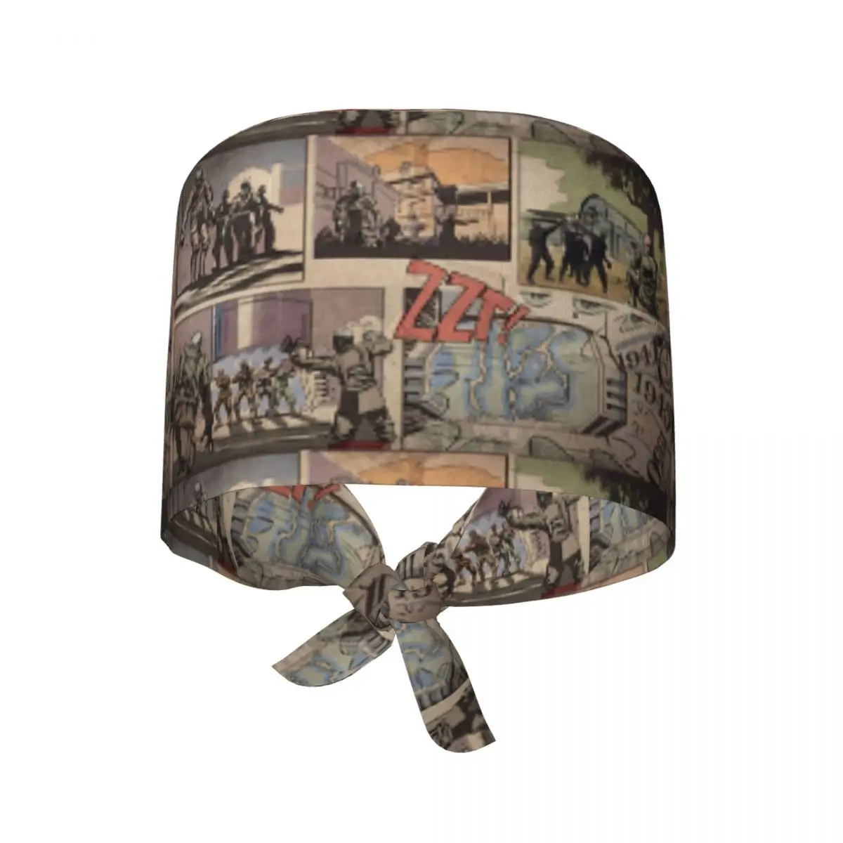 COD Zombies Kino Der Toten Loading Screen Scrub Hat Doctor Working Surgical Cap Men Women Adjustable Nursing Caps for Dentist