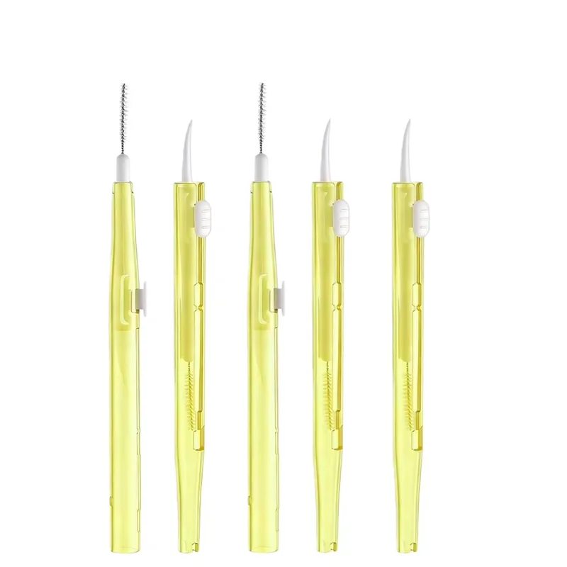 1/3/5PCS 2in1 Retractable Cleaner Kit for Phone，Phone Speaker Earphone Cleaning Brush