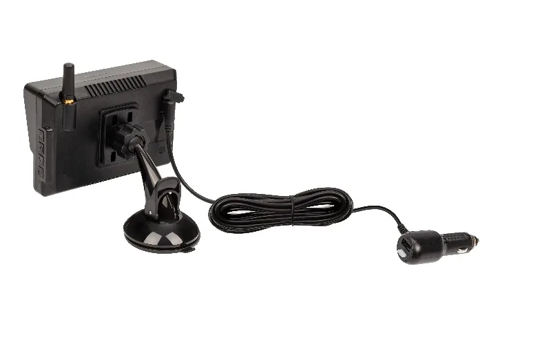 5 Inch Solar 2.4GHz Digital Wireless WIFI Car Rear View Parking Sensor   for Car European License Frame