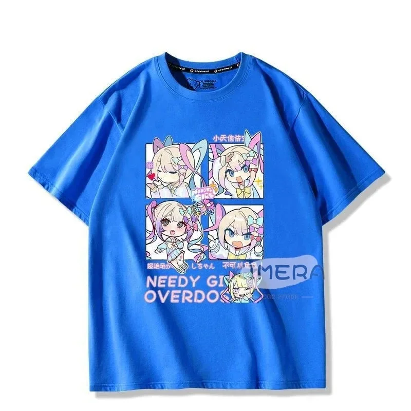 (#^.^#) 2026 New NEEDY GIRL OVERDOSE Kangel Oversize T-shirt Manga Graphic Tee Women Cute Top Men Short Sleeve Summer →_→LOOK ME view 6