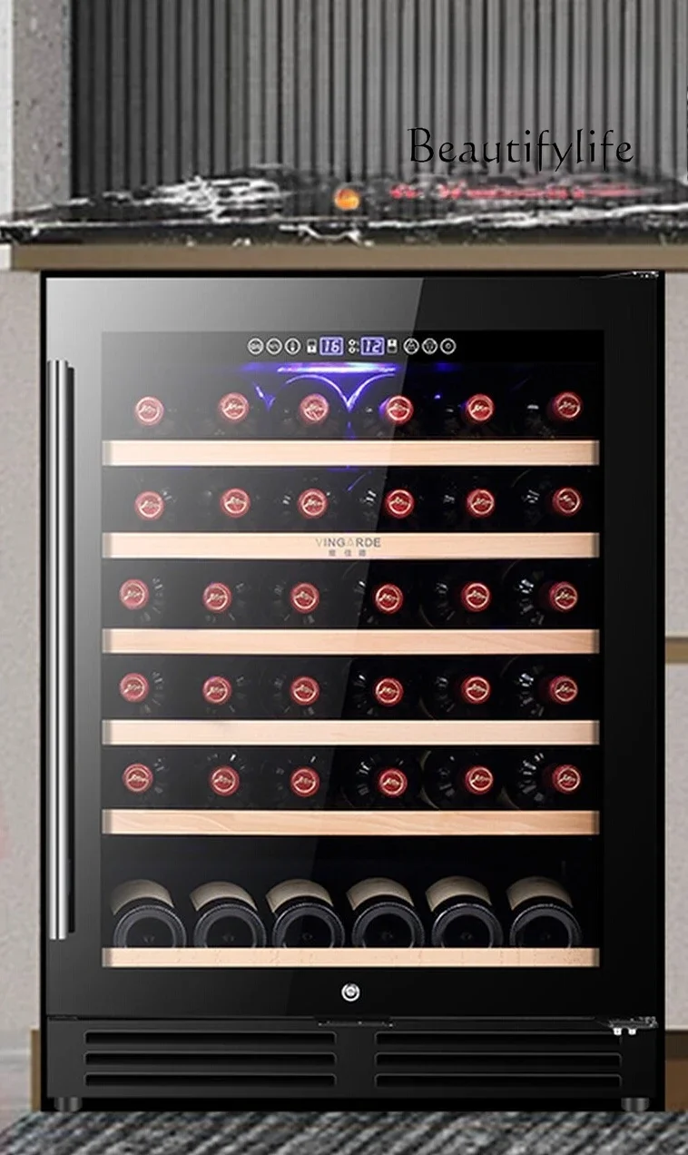 

J SS Embedded Wine Cabinet Household Constant Temperature And Humidity Wine Cabinet Household Refrigerated Cabinet Ice Bar