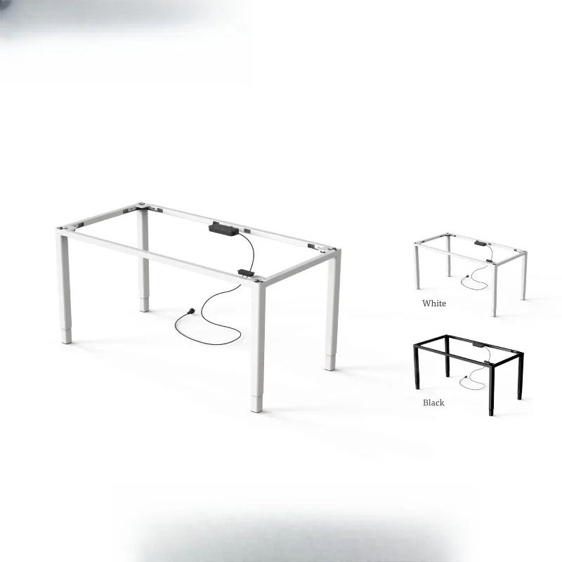 Electric lifting table Sitting vertical four-legged computer table Brushless motor Straight lifting table rack