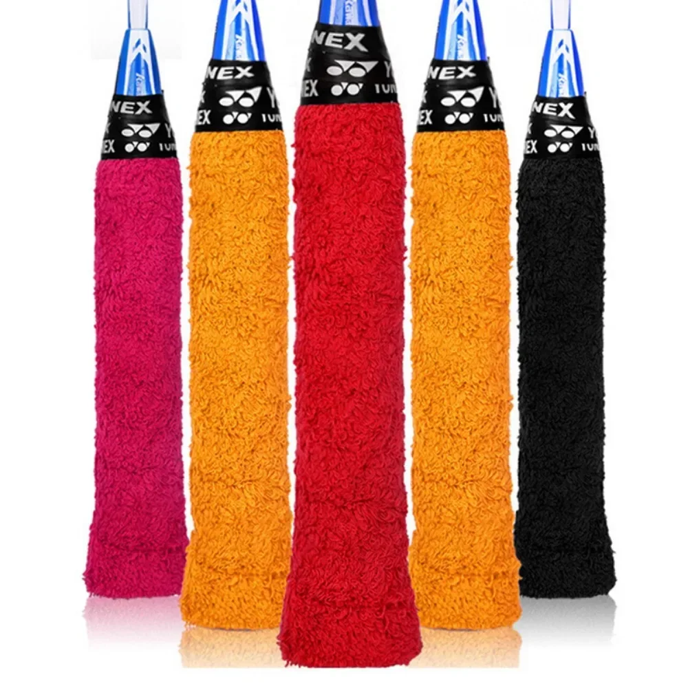 

Теннисная ракетка для бадминтона, хлопковые захваты для полотенец, лента, поглощающий пот, Высококачественная повязка